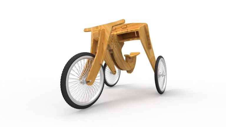 render prototipo bicicleta